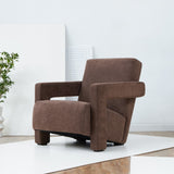 Safavieh Taylor Modern Boucle Accent Chair Dark Brown SFV5046G