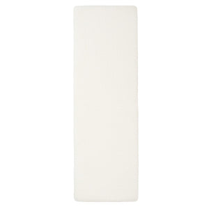 Safavieh VIANNA Boucle Bench - Modern Plush Seating with Warm Ash Wood Accents for Entryways and Living Spaces Ivory / Natural SFV5049B