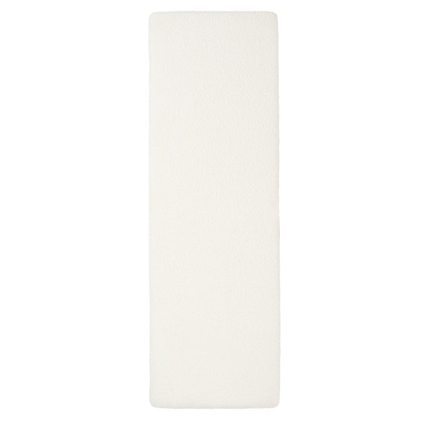 Safavieh VIANNA Boucle Bench - Modern Plush Seating with Warm Ash Wood Accents for Entryways and Living Spaces Ivory / Natural SFV5049B