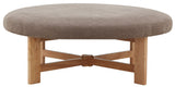 Safavieh Vinny Boucle  Cocktail Ottoman Brown SFV5061C