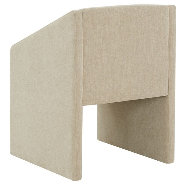 Safavieh Liandra Upholstered Armchair Beige Wood / Fabric / Foam SFV5065B