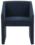 Safavieh Liandra Upholstered Armchair Navy Wood / Fabric / Foam SFV5065C
