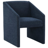 Safavieh Liandra Upholstered Armchair Navy Wood / Fabric / Foam SFV5065C
