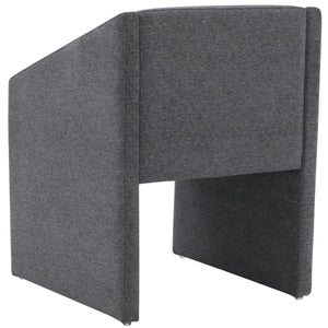 Safavieh Liandra Upholstered Armchair Dark Grey Wood / Fabric / Foam SFV5065D