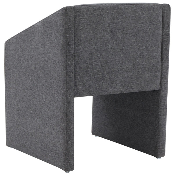 Safavieh Liandra Upholstered Armchair Dark Grey Wood / Fabric / Foam SFV5065D