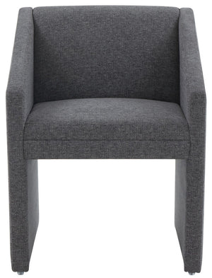 Safavieh Liandra Upholstered Armchair Dark Grey Wood / Fabric / Foam SFV5065D