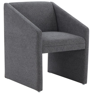 Safavieh Liandra Upholstered Armchair Dark Grey Wood / Fabric / Foam SFV5065D