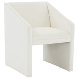 Safavieh Liandra Upholstered Armchair Ivory Wood / Fabric / Foam SFV5065E