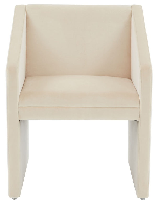 Safavieh Liandra Upholstered Armchair Cream Wood / Fabric / Foam SFV5065F