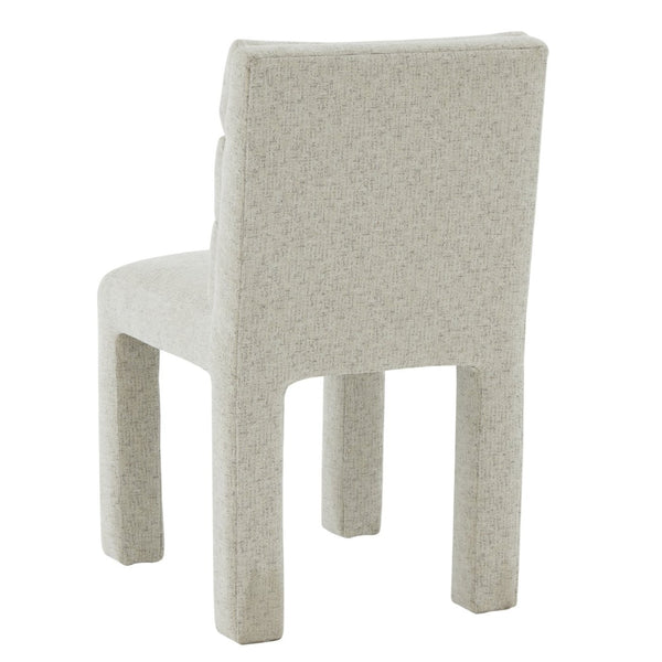 Safavieh PIETRO Channel-Tufted Dining Chair - Modern Upholstered Comfort for Stylish Dining Spaces Taupe SFV5081A