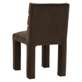 Safavieh Pietro Channel Tufted Dining Chair Dark Brown SFV5081E