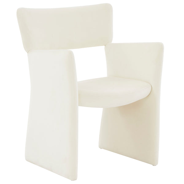 Safavieh Jayke Velvet Dining Chair Cream SFV5100A
