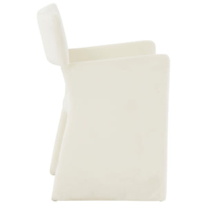 Safavieh Jayke Velvet Dining Chair Cream SFV5100A