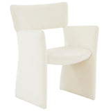 Safavieh Jayke Velvet Dining Chair Cream SFV5100A
