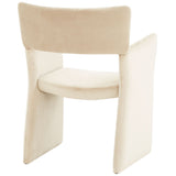 Safavieh Jayke Velvet Dining Chair Light Brown SFV5100B