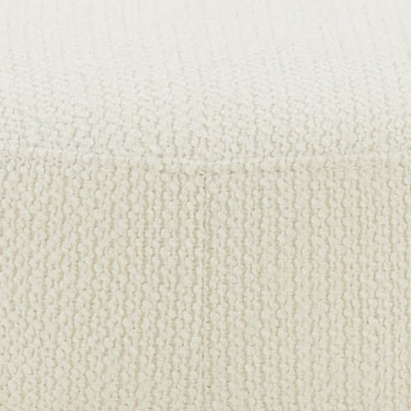 Safavieh Ginny Upholstered Ottoman Ivory Wood / Fabric / Foam SFV5102A