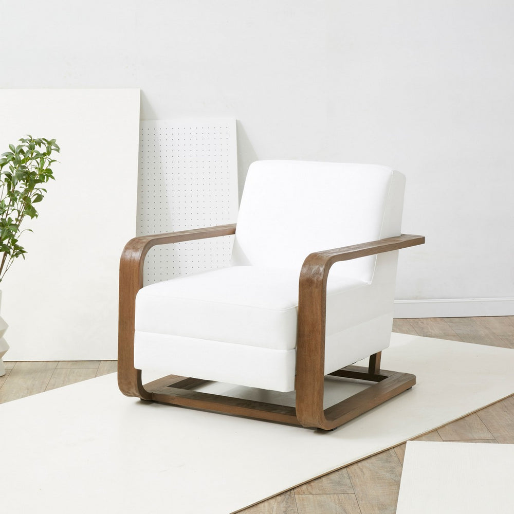 Safavieh Jayshaw Wood Frame Accent Chair SFV5107A