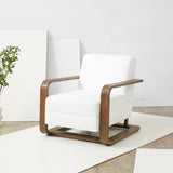 Safavieh Jayshaw Wood Frame Accent Chair SFV5107A