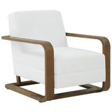 Safavieh Jayshaw Wood Frame Accent Chair SFV5107A