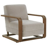 Safavieh Jayshaw Wood Frame Accent Chair SFV5107B