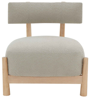 Safavieh Edwardina Boucle Accent Chair Taupe / Natural SFV5112A
