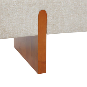 Kandiss Chenille Bench With Solid Wood Base, Plush High-Density Foam Seating For Entryway Decor