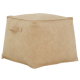 Safavieh Pablo Vegan Leather Pouf Camel SFV5121A