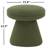 Safavieh Gisella Boucle Ottoman Olive SFV5122D