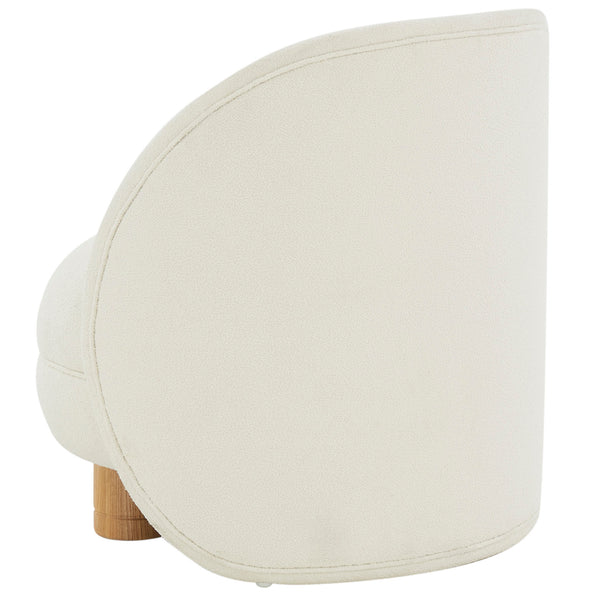 Safavieh Gracelyn Boucle Accent Chair Ivory / Natural SFV5123A