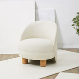 Safavieh Gracelyn Boucle Accent Chair Ivory / Natural SFV5123A