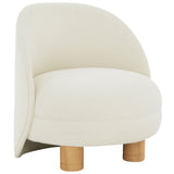 Safavieh Gracelyn Boucle Accent Chair Ivory / Natural SFV5123A