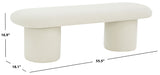 Safavieh Cassandralee Boucle Bench Ivory SFV5124A