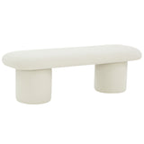 Safavieh Cassandralee Boucle Bench Ivory SFV5124A