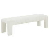 Safavieh Bellisima Channel Tufted Bench Ivory SFV5127E