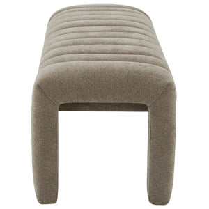 Safavieh Bellisima Channel Tufted Bench Brown SFV5127G