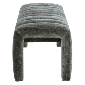 Bellisima Channel-Tufted Bench With Plush Foam Seat, Solid Wood Frame, Versatile Entryway Accent (63.2")