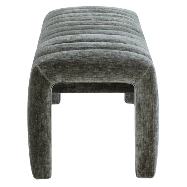Bellisima Channel-Tufted Bench With Plush Foam Seat, Solid Wood Frame, Versatile Entryway Accent (63.2")