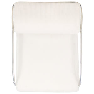 Safavieh Bethann Metal Frame Accent Chair White / Silver SFV5130A