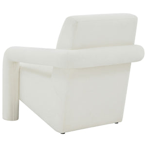 Safavieh Faylin Boucle Accent Chair Ivory SFV5134A