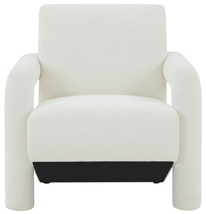 Safavieh Faylin Boucle Accent Chair Ivory SFV5134A