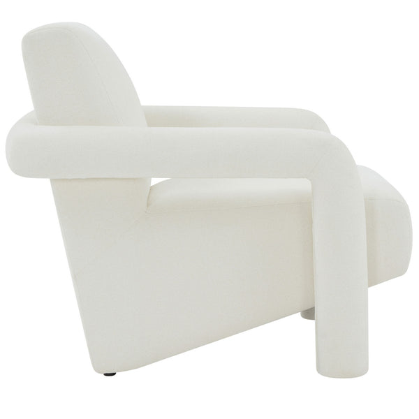 Safavieh Faylin Boucle Accent Chair Ivory SFV5134A