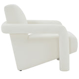 Safavieh Faylin Boucle Accent Chair Ivory SFV5134A