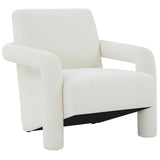 Safavieh Faylin Boucle Accent Chair Ivory SFV5134A