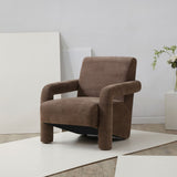 Safavieh Faylin Boucle Accent Chair Dark Brown SFV5134C