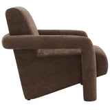 Safavieh Faylin Boucle Accent Chair Dark Brown SFV5134C