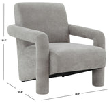 Safavieh Faylin Boucle Accent Chair Grey SFV5134D