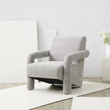 Safavieh Faylin Boucle Accent Chair Grey SFV5134D