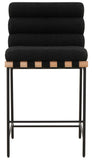 Macibella Channel Tufted Boucle Counter Stool