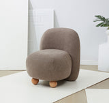 Safavieh Kalia Boucle Bun Foot Accent Chair Brown / Natural SFV5145A