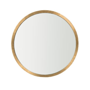 Safavieh FLORENCIA Round Side Table – Antique Brass Finish with Marble Top for Modern Elegance & Style SFV5525A